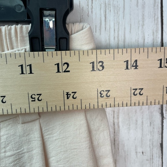 Faith and Joy, Cream Color Two piece- Shirt and pants Size Petite Small - Picture 15 of 16